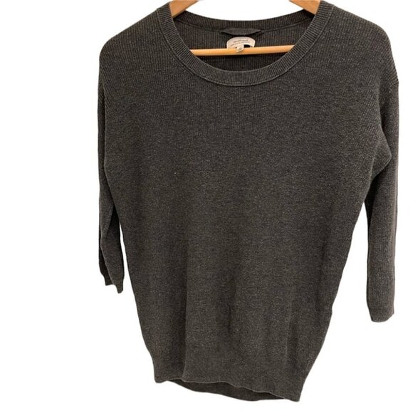 WILFRED Cashmere and silk gray long sleeve crew neck top size xs - Picture 1 of 4